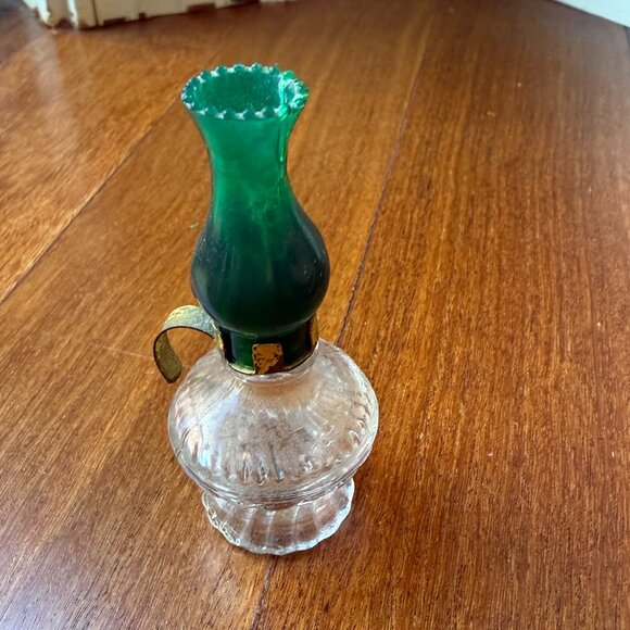 Vintage (1940s?) Miniature Hurricane Oil Lamp - Picture 3 of 6